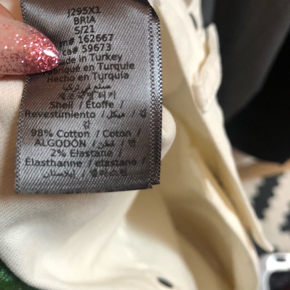 NWT John Varvatos china white cream jeans straight to taper size 31Re also 32Reg - Picture 11 of 11